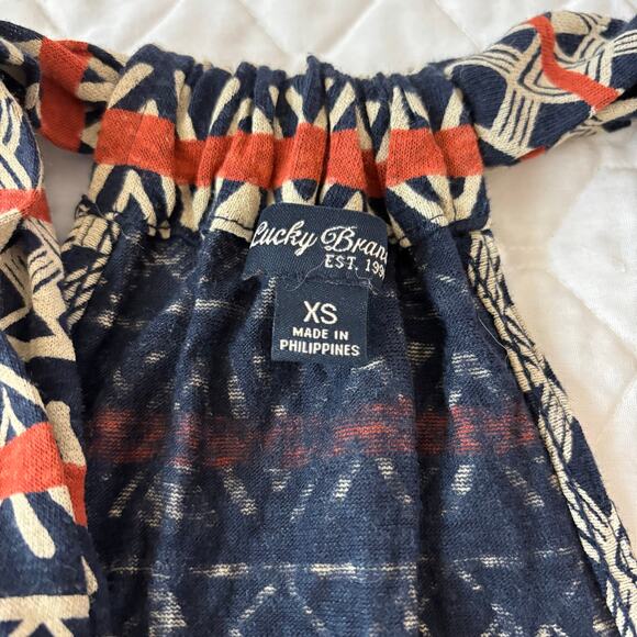 Lucky Brand Women’s XS Boho Print Tank Top - Picture 3 of 5